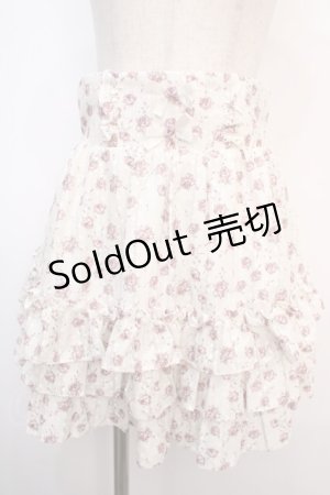 画像: Ank Rouge / ローズレースティアードスカート M ピンク Y-25-04-20-124-CA-SK-SZ-ZY