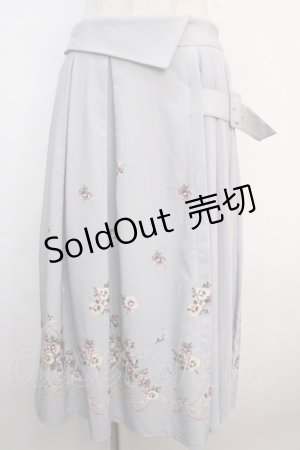 画像: axes femme POETIQUE / ビオラバケットアシメスカート M サックス Y-25-04-20-132-AX-SK-SZ-ZI