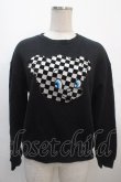 画像1: Candy Stripper / CHECKER BEAR SWEAT 2 ブラック Y-25-04-20-043-PU-TO-SZ-ZY (1)