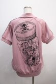 画像2: ALGONQUINS / プリント半袖ジャージ  ピンク Y-25-04-20-046-AL-TO-SZ-ZY (2)