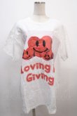 画像1: MILKBOY / LOVE GIVING Tシャツ L ホワイト Y-25-04-20-052-MB-TO-SZ-ZY (1)