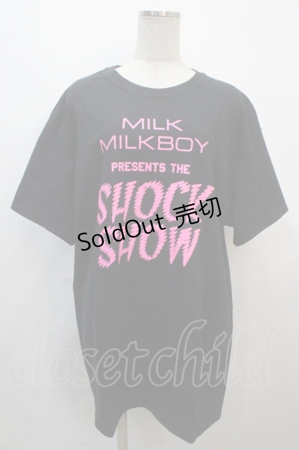 画像1: MILKBOY / SHOCK SHOW TEE L ブラック Y-25-04-20-055-MB-TO-SZ-ZY (1)
