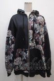 画像1: DXMOUVE / 臓器キリカエZIPパーカー  黒 Y-25-04-20-063-PU-TO-SZ-ZY (1)