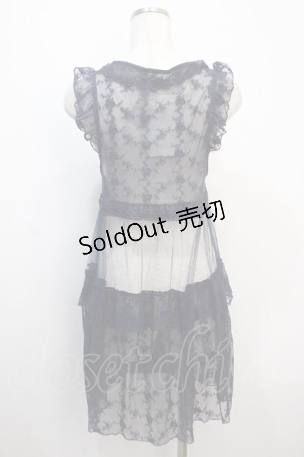 画像2: axes femme / フェミニンレースジレ M 紺 Y-25-04-20-065-AX-TO-SZ-ZI (2)