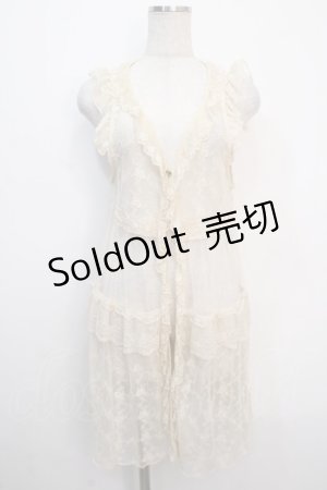画像: axes femme / フェミニンレースジレ M 生成り Y-25-04-20-066-AX-TO-SZ-ZY