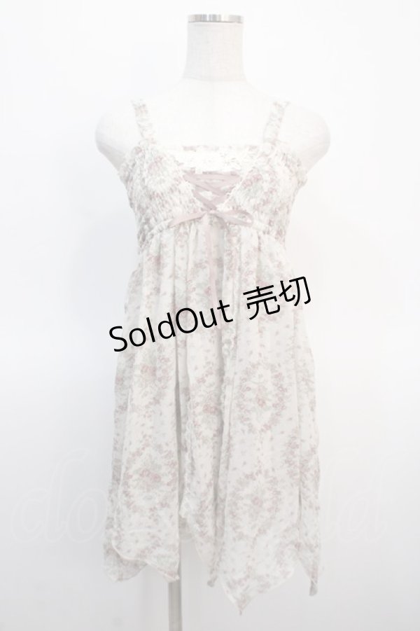 画像1: axes femme / 花柄2Wayスカート M 生成り Y-25-04-21-051-AX-SK-SZ-ZY (1)