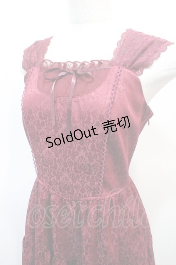 画像3: axes femme POETIQUE / オディールビスチェミニワンピース  ワイン Y-25-04-21-055-AX-OP-SZ-ZY (3)