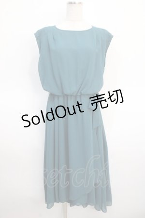 画像: axes femme / パーティドレスワンピース  グリーン Y-25-04-21-062-AX-OP-SZ-ZY
