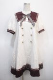 画像1: Amavel / セーラーカットワンピース F ボルドー Y-25-04-21-070-CA-OP-SZ-ZY (1)