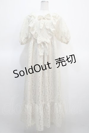 画像: Physical Drop / レースロングワンピース  生成り Y-25-04-21-085-LO-OP-SZ-ZY