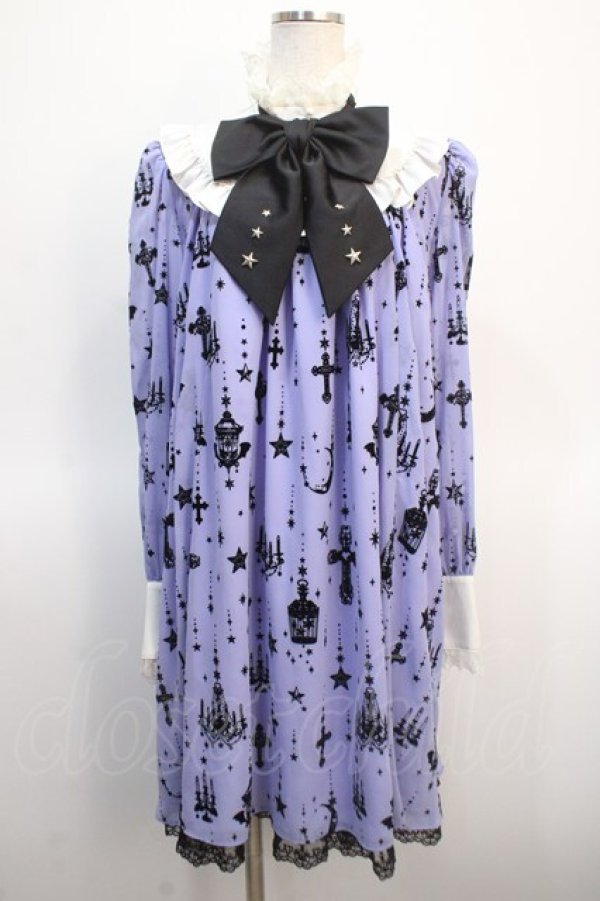 画像1: Angelic Pretty / Holy Lanternワンピース  ラベンダー Y-25-04-21-088-AP-OP-SZ-ZY (1)