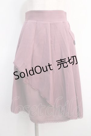 画像: axes femme POETIQUE / レターポケットタックスカート M ピンク Y-25-04-21-099-AX-SK-SZ-ZT173