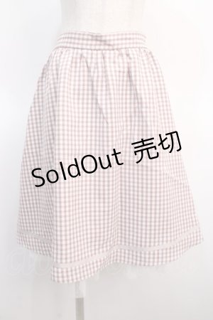 画像: axes femme POETIQUE / チューリップブーケ刺繍スカート  ピンク Y-25-04-21-105-AX-SK-SZ-ZT502