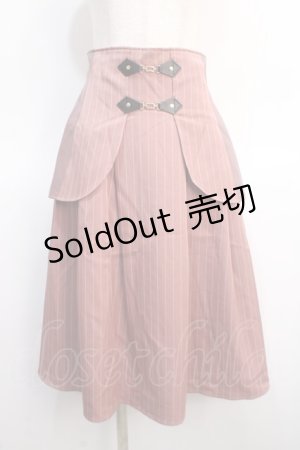 画像: axes femme POETIQUE / コルセット風デザインスカート  ピンク Y-25-04-21-106-AX-SK-SZ-ZI