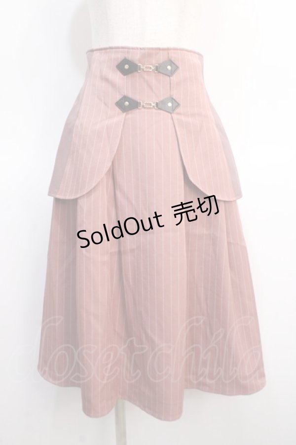 画像1: axes femme POETIQUE / コルセット風デザインスカート  ピンク Y-25-04-21-106-AX-SK-SZ-ZI (1)