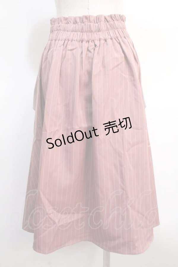 画像2: axes femme POETIQUE / コルセット風デザインスカート  ピンク Y-25-04-21-106-AX-SK-SZ-ZI (2)