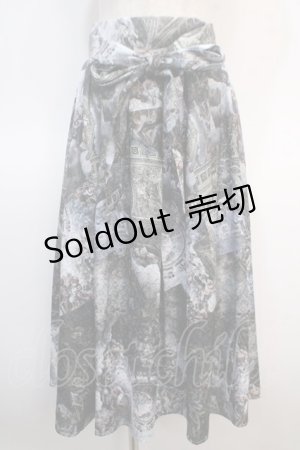 画像: axes femme NOSTALGIE / 天使柄ジャガードロングスカート   Y-25-04-21-118-AX-SK-SZ-ZI