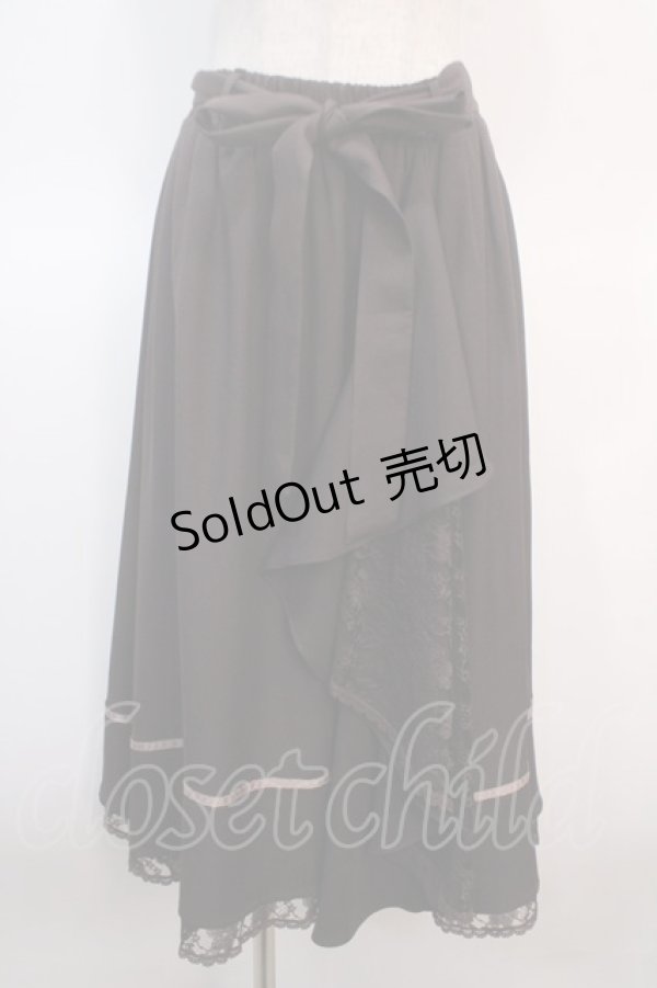 画像1: axes femme / マルチWAYフリルスカート  ブラウン Y-25-04-21-125-AX-SK-SZ-ZY (1)
