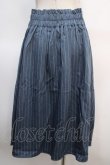 画像2: axes femme POETIQUE / コルセット風デザインスカート M ブルー Y-25-04-21-142-AX-SK-SZ-ZY (2)