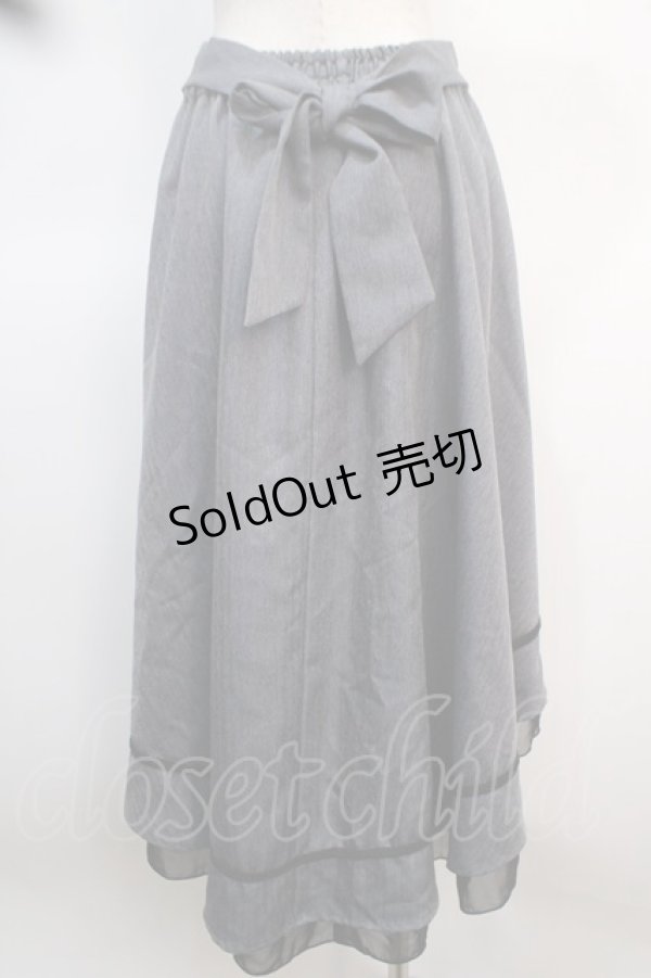 画像2: axes femme / フィッシュテールスカート M グレー Y-25-04-21-152-AX-SK-SZ-ZI (2)