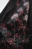 画像3: axes femme / 彼岸花柄プリーツスカート F 黒 Y-25-04-21-154-AX-SK-SZ-ZY (3)