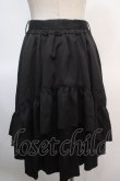 画像2: axes femme POETIQUE / リボン付バックフリルスカート M 黒 Y-25-04-21-170-AX-SK-SZ-ZY (2)