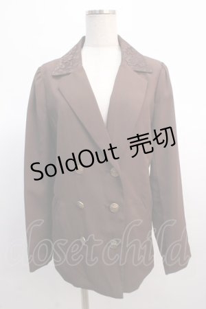 画像: axes femme / 後ろレースアップジャケット F チャ Y-25-04-21-036-AX-JA-SZ-ZY
