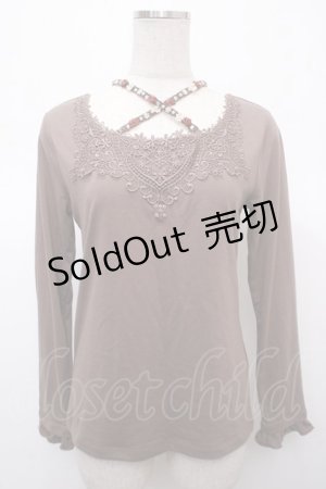 画像: axes femme / クロスストラップインナー M モカ Y-25-04-23-069-AX-TO-SZ-ZY