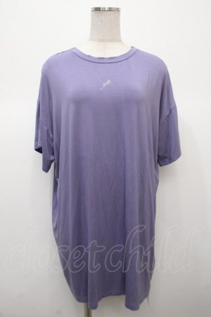 画像: axes femme POETIQUE / レースアップビックTシャツ  ラベンダー Y-25-04-23-083-AX-TO-SZ-ZY