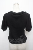 画像2: axes femme POETIQUE / チュッパチャプス ニットポロ M 黒 Y-25-04-23-088-AX-TO-SZ-ZY (2)