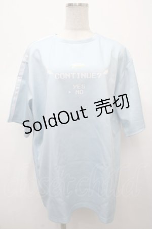 画像: ACDC　RAG / Game OVER Tシャツ  サックス Y-25-04-23-094-PU-TO-SZ-ZY
