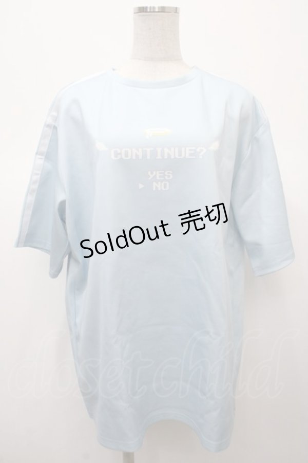 画像1: ACDC　RAG / Game OVER Tシャツ  サックス Y-25-04-23-094-PU-TO-SZ-ZY (1)