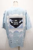 画像2: ACDC　RAG / Game OVER Tシャツ  サックス Y-25-04-23-094-PU-TO-SZ-ZY (2)