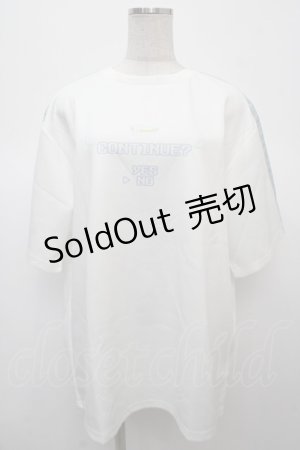 画像: ACDC　RAG / Game OVER Tシャツ  白 Y-25-04-23-095-PU-TO-SZ-ZY