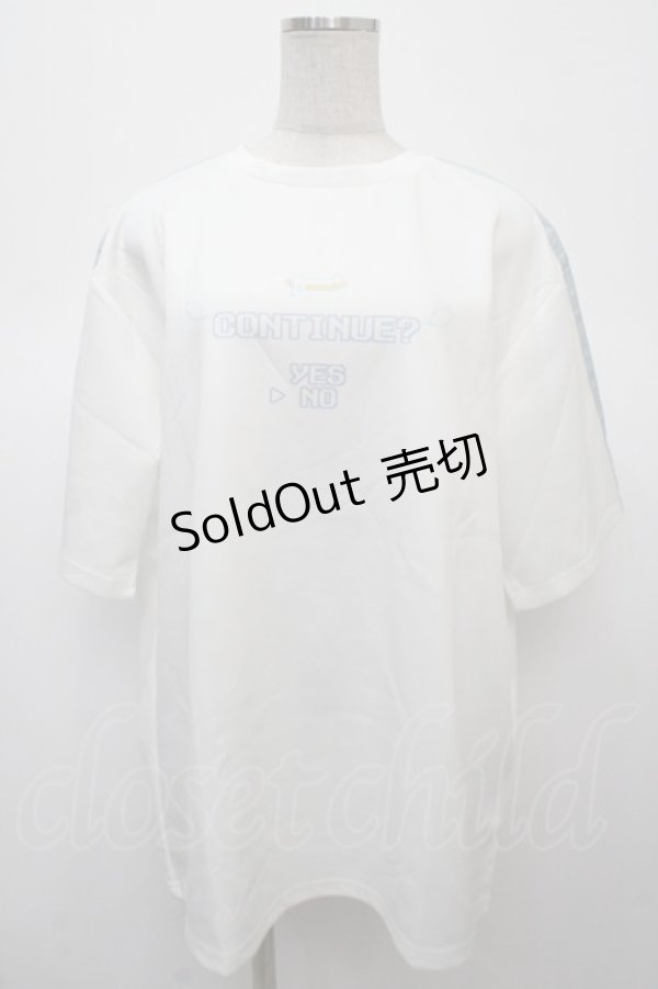 画像1: ACDC　RAG / Game OVER Tシャツ  白 Y-25-04-23-095-PU-TO-SZ-ZY (1)