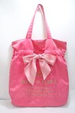 画像1: Maison de FLEUR / リボントートバッグ  ピンク Y-25-04-23-008-LO-BG-SZ-ZY (1)