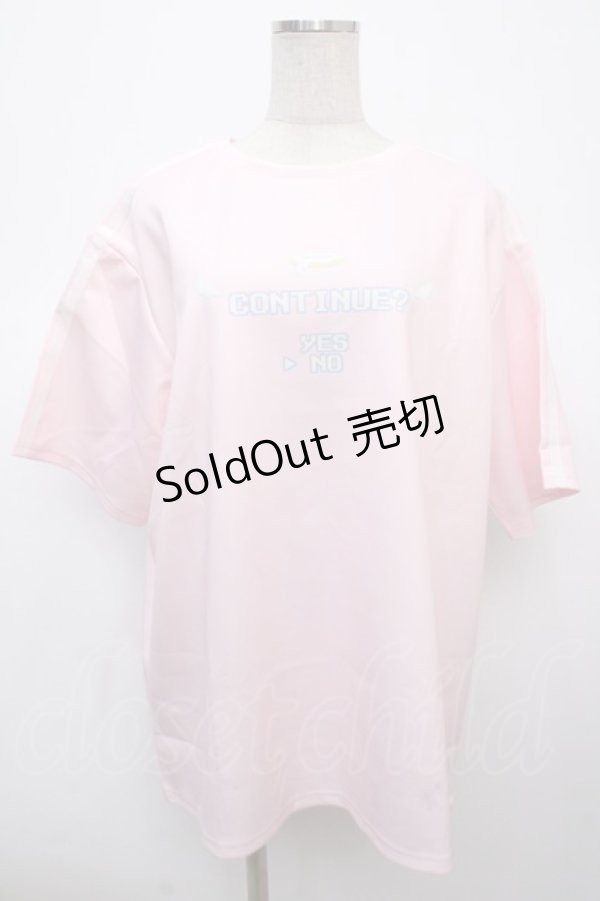 画像1: ACDC　RAG / Game OVER Tシャツ  ピンク Y-25-04-23-096-PU-TO-SZ-ZY (1)
