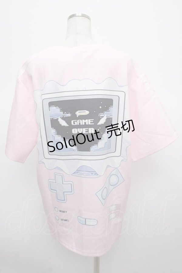 画像2: ACDC　RAG / Game OVER Tシャツ  ピンク Y-25-04-23-096-PU-TO-SZ-ZY (2)