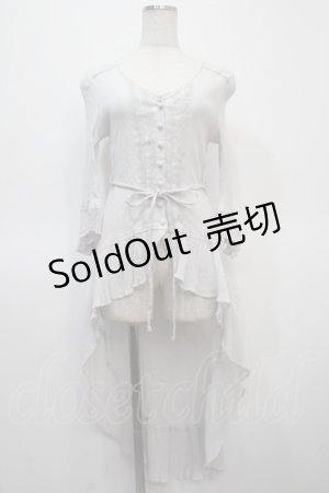 画像: axes femme / ベルト付イレヘムカーデ M グレー Y-25-04-23-104-AX-TO-SZ-ZY