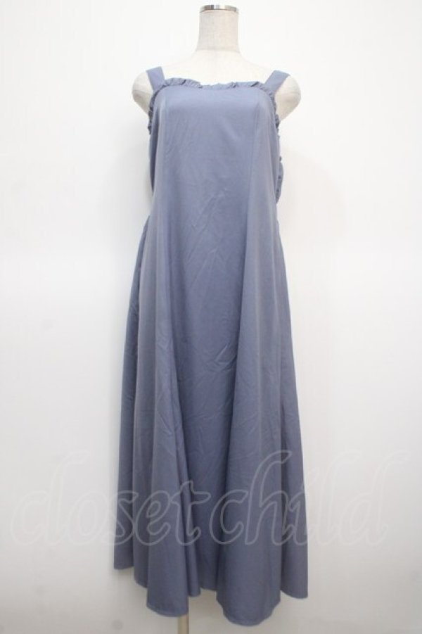 画像1: axes femme / レースブラウス×ワンピースSET  サックス Y-25-04-23-114-AX-OP-SZ-ZY (1)