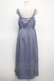 画像2: axes femme / レースブラウス×ワンピースSET  サックス Y-25-04-23-114-AX-OP-SZ-ZY (2)