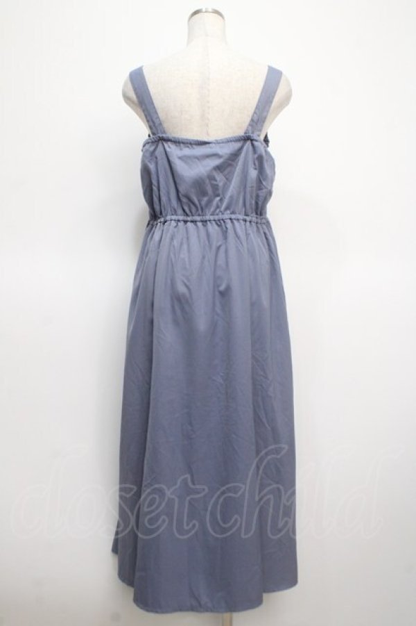 画像2: axes femme / レースブラウス×ワンピースSET  サックス Y-25-04-23-114-AX-OP-SZ-ZY (2)