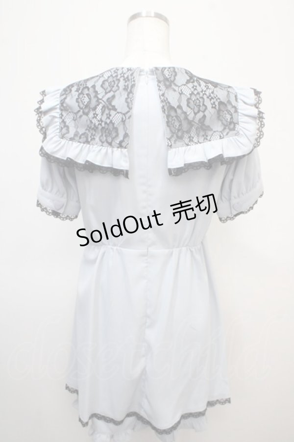 画像2: Ank Rouge / レースコンビネゾン M サックス Y-25-04-23-127-CA-OP-SZ-ZY (2)