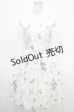 画像: MILK / ブルーバードワンピース  オフホワイト Y-25-04-23-132-ML-OP-SZ-ZY