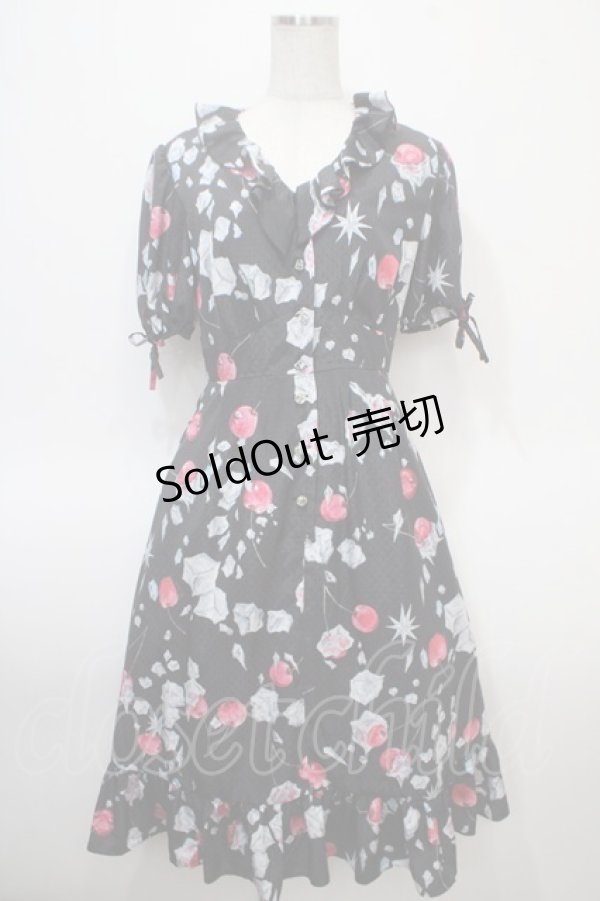 画像1: MILK / フローズンプリンセスdress  ブラック Y-25-04-23-133-ML-OP-SZ-ZY (1)