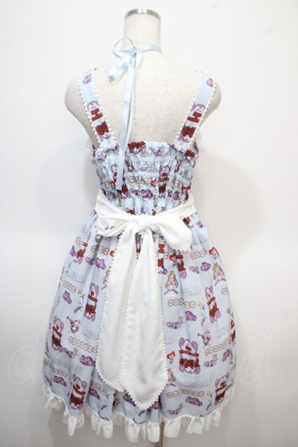 画像2: metamorphose / Disney Alice in Wonderlandジャンパースカートセット 1 サックス Y-25-04-23-134-ME-OP-SZ-ZY (2)