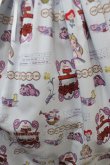 画像4: metamorphose / Disney Alice in Wonderlandジャンパースカートセット 1 サックス Y-25-04-23-134-ME-OP-SZ-ZY (4)