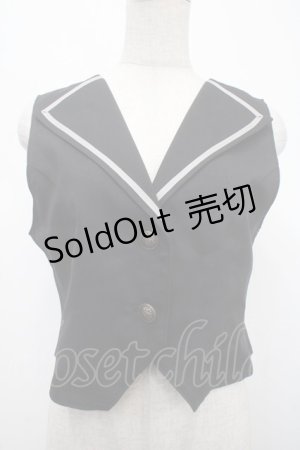 画像: axes femme / クラシックショートベスト F 黒 Y-25-04-23-011-AX-TO-SZ-ZI