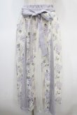 画像1: axes femme / 紫陽花プリントレーススカート F ラベンダー Y-25-04-23-144-AX-SK-SZ-ZY (1)