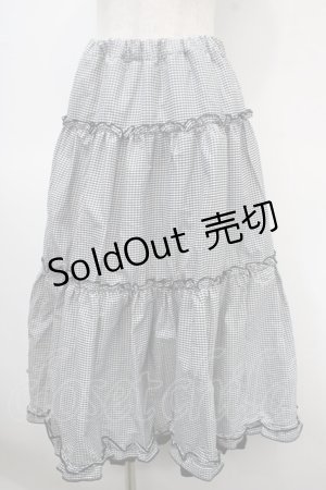 画像: m petit by misako / NINA'Sギャザースカート M 中黒 Y-25-04-23-152-LO-SK-SZ-ZY